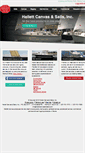 Mobile Screenshot of hallettcanvasandsails.com